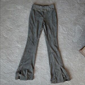 Ultra Flirt Sage Green Flared Pants